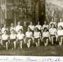Hutch HS Special Gym Class 1934-35