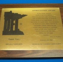 Appreciation award