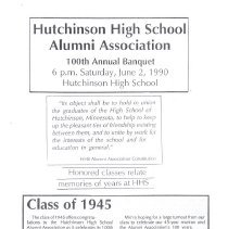 Hutch HS Class of 1945 memories