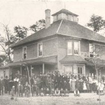 John Herman & Maria Warnecke Hueser wedding 1889-Capt. Reed's house
