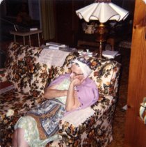 1970s hair curlers & furnishings