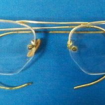 Gold wire eyeglasses