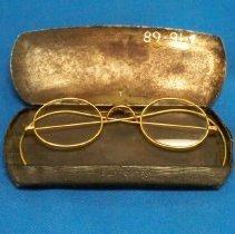 Eyeglasses and case