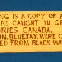 Wooden Sign Board-Leonard Erickson