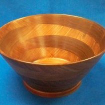 Black Walnut wooden bowl-Leonard Erickson