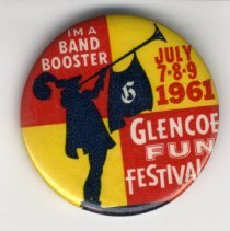 Glencoe, MN Fun Festival button, 1961