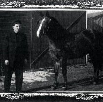 Alvin Alfons Neubarth with horse