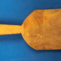 Wooden butter paddle