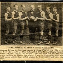 1920 Mission Parlor basketball team, Glencoe