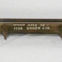 1906 Brush wooden axle