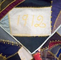 Crazy quilt, 1912