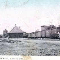 R.R. Depot , Park & Yards, Glencoe, MN