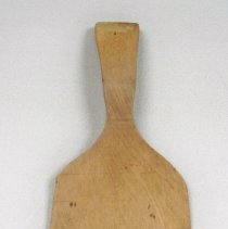 Wooden butter paddle