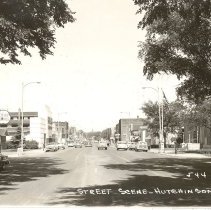 Main St. Scene, HUtchinson, MN  c.1954