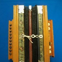 Button accordion, front view