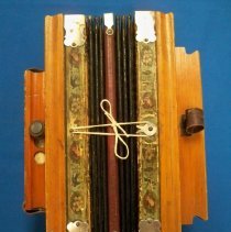 Button accordion back view