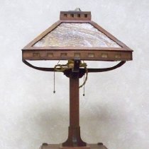 Lamp Floor Mission Oak Arts Crafts Style Electric Floor Lamp