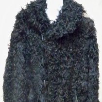 Black Buffalo Fur Coat