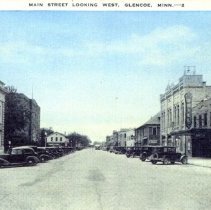 Main Street (Franklin Ave) Looking West, Glencoe, MN