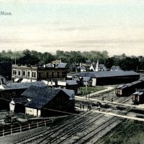 Greeley Ave & Railroad yard, Glencoe, MN