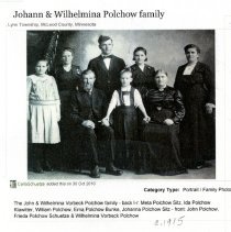 Johann & Wilhelmina Polchow family c.1915