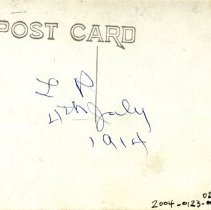 1914 4th of July, Lester Prairie, MN parade, reverse