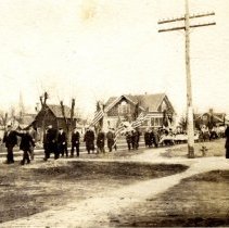 Lester Prairie, MN parade,1918