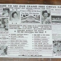 Jay Gould Circus, 1955