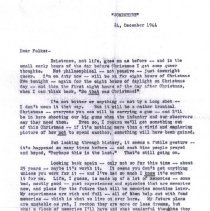 World War II letter by Robert Stearns