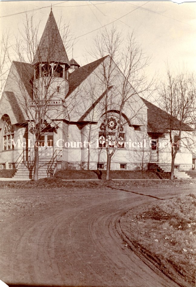 Print, Photographic First Congregational Church, Glencoe, MN McLeod
