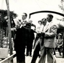 First Congregational Church cornerstone laying, 1931