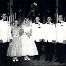 Duane & Muriel Ponath Todd wedding, 1955
