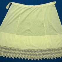 Large white party apron