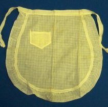 Small sheer white apron