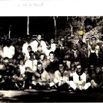 Edward Reed, Boy Scout Camp, Lake Minnebelle, 1934-Center enlarged