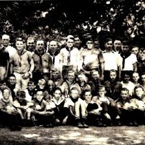 Boy Scout Camp, Lake Minnebelle, 1934-right enlargement