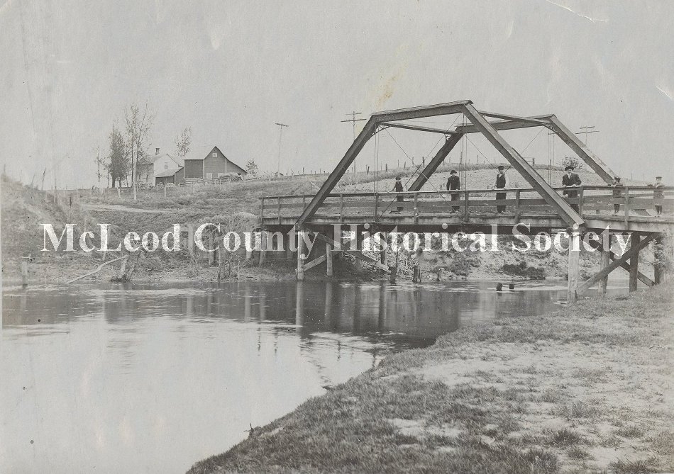 Print, Photographic Bridge across Buffalo CreekGlencoe McLeod