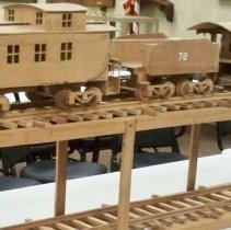 Wooden Train #78 & track-Leonard Erickson