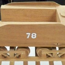 Wooden train car-Leonard Erickson