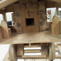 Wooden train detail-Leonard Erickson