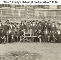 Winsted Holy Trinity "schnitzel banke" celebration, 1934