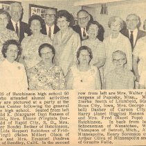 50th reunion, Class of 1919, Hutchinson MN