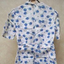 Blue & white house dress