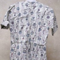 Girl's dress with telephone print