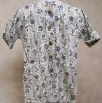 Girls dress with telephone print