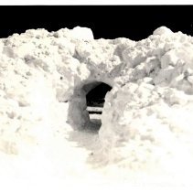 1924 Snow tunnel, Hutchinson, MN