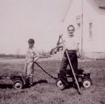District # 32, Cleaning up the School Yard, c.1950-52