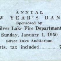 Annual New Year's Dance, Silver Lake, MN, 1950