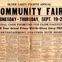 1923 Silver Lake Community Fair