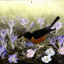 Nellie Pendergast painting